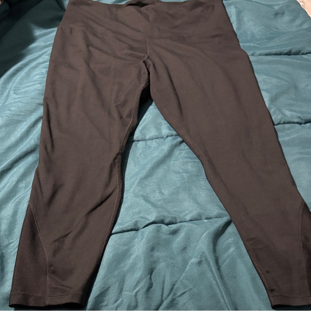2- Nike Charcoal / Black Tights / Leggings and Nike black with flowers